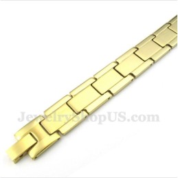 Herren-Armband Aus Goldenem Titan