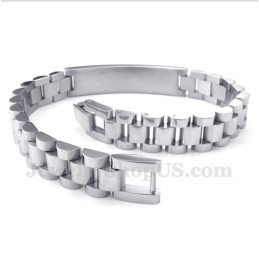 Herren Titan Armband Mit Kristall