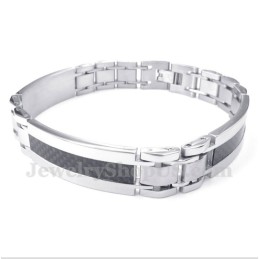 Herrenarmband Aus Titan Und Kohlefaser