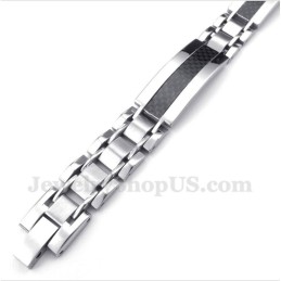 Herrenarmband Aus Titan Und Kohlefaser