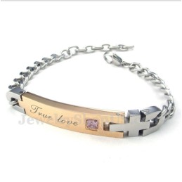 Damen Titan Diamant Paar Armband