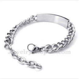 Herren Titan Schwarz Kristall Herren Paar Armband
