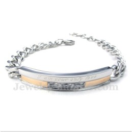 Damen Titan Kristall Paar Armband