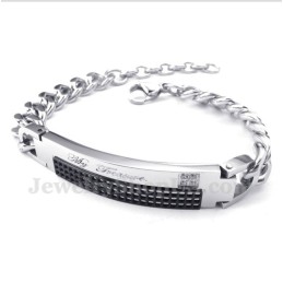 Herren Titan Black Diamond Herren Paar Armband