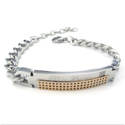 Damen Titan Diamant Paar Armband