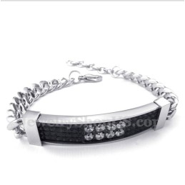 Herren Titan Black Diamond Herren Paar Armband