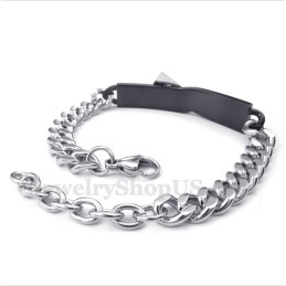 Herren Titan Schwarz Herren Paar Armband