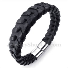 Herren Leder Titan Armband
