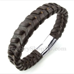 Herren Leder Titan Armband