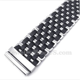 Herren Leder Titan Armband