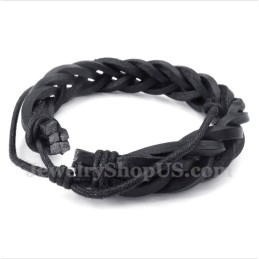 Herren Leder Titan Armband