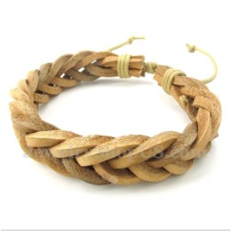 Herren Leder Titan Armband