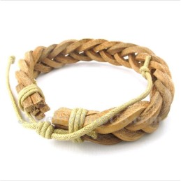 Herren Leder Titan Armband