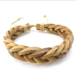 Herren Leder Titan Armband