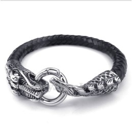 Herren Leder Titan Armband