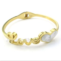Herren Titan Gold Love Armband