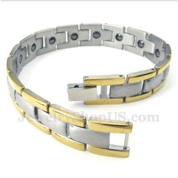 Herren Titan Magnet Gold Armband