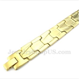 Herren-Armband Aus Goldenem Titan