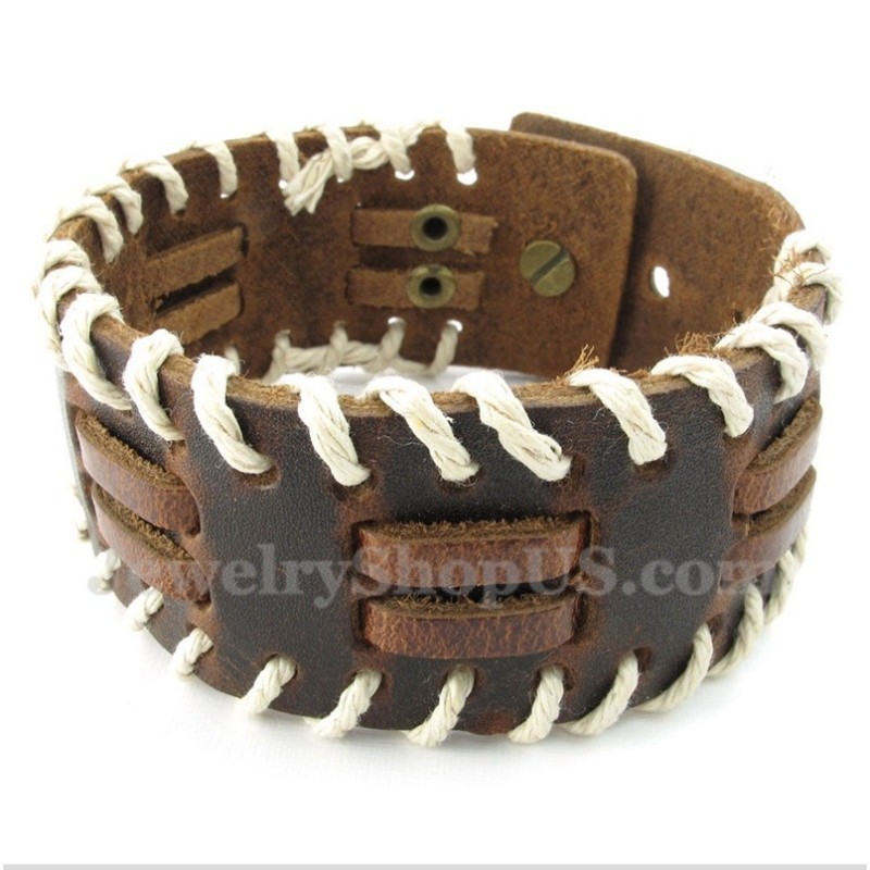 Herren Leder Titan Armband Herren Leder Titan Armband