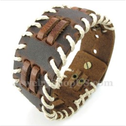 Herren Leder Titan Armband