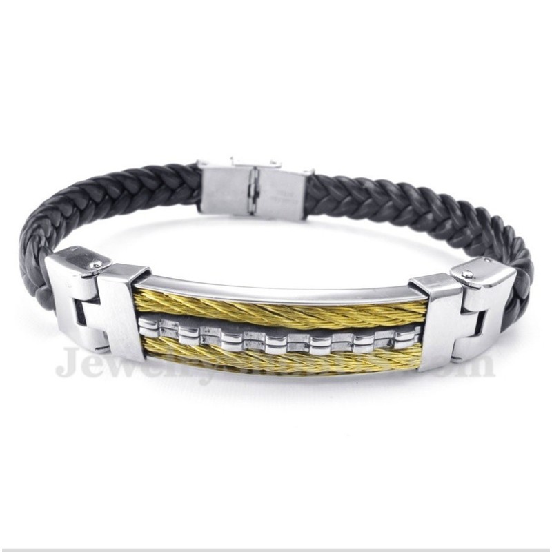 Herren Titan Lederarmband Herren Titan Lederarmband