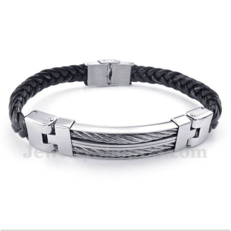 Herren Titan Lederarmband Herren Titan Lederarmband