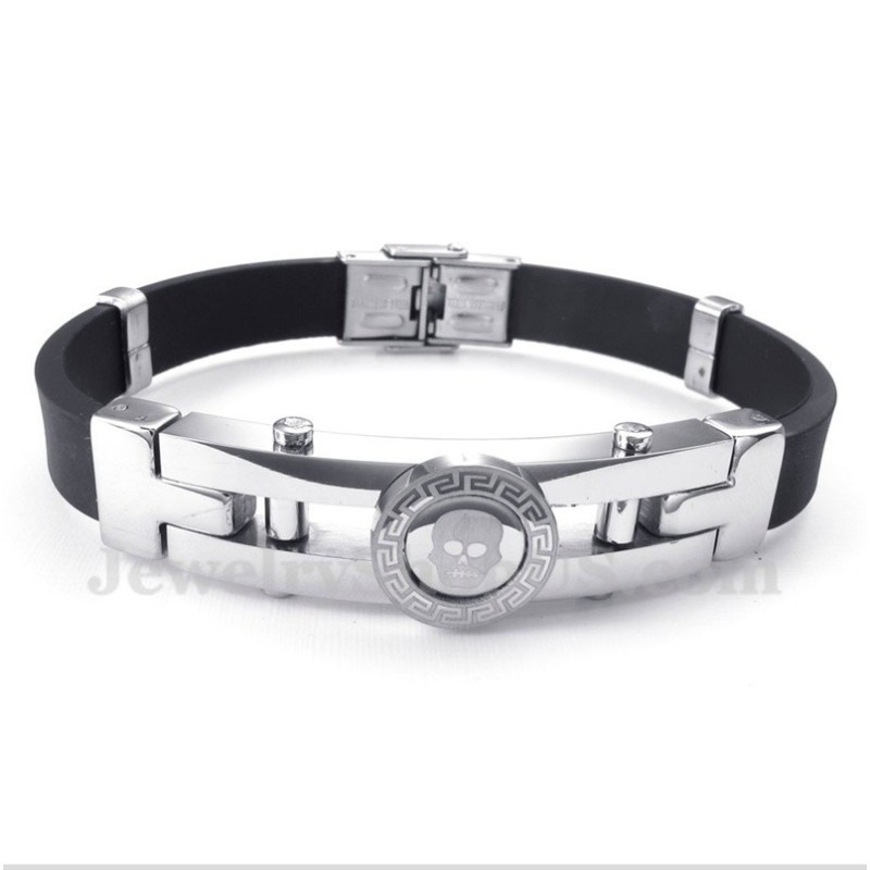 Herrenarmband Aus Titan Und Kautschuk Herrenarmband Aus Titan Und Kautschuk