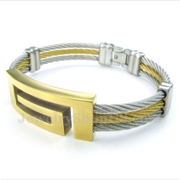 Herren-Titan-Kabelarmband
