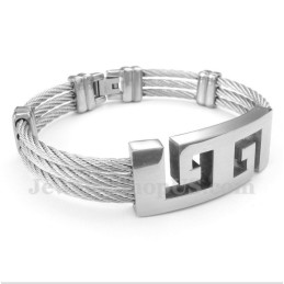 Herren-Titan-Kabelarmband