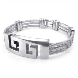 Herren-Titan-Kabelarmband