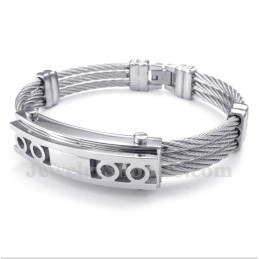 Herren-Titan-Kabelarmband