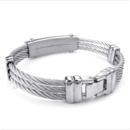 Herren-Titan-Kabelarmband