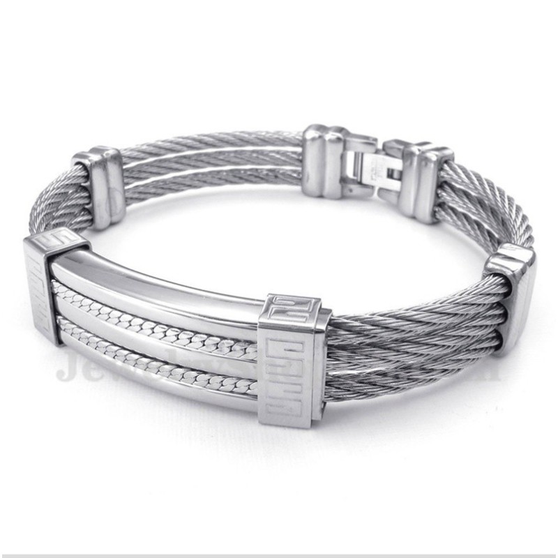 Herren-Titan-Kabelarmband Herren-Titan-Kabelarmband
