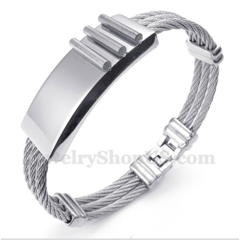 Herren-Titan-Kabelarmband Herren-Titan-Kabelarmband