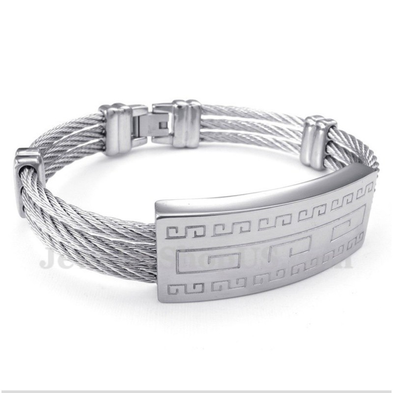 Herren-Titan-Kabelarmband Herren-Titan-Kabelarmband