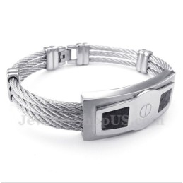 Herren-Titan-Kabelarmband