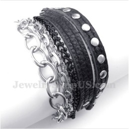 Herren Titan Lederarmband