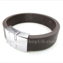 Herren Leder Magnetarmband