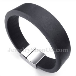 Herren Leder Magnetarmband