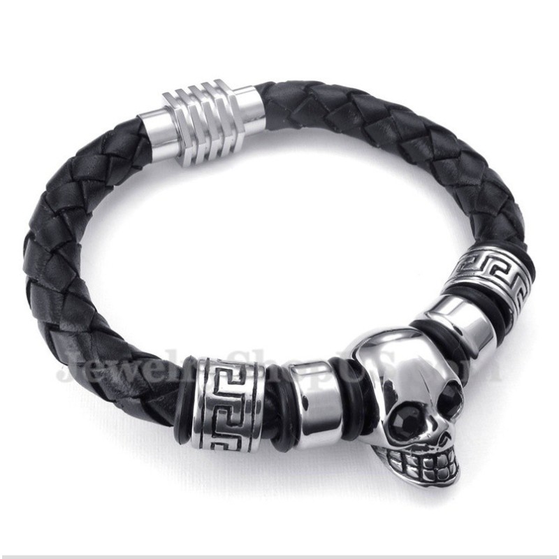 Herren Leder Titan Armband Herren Leder Titan Armband