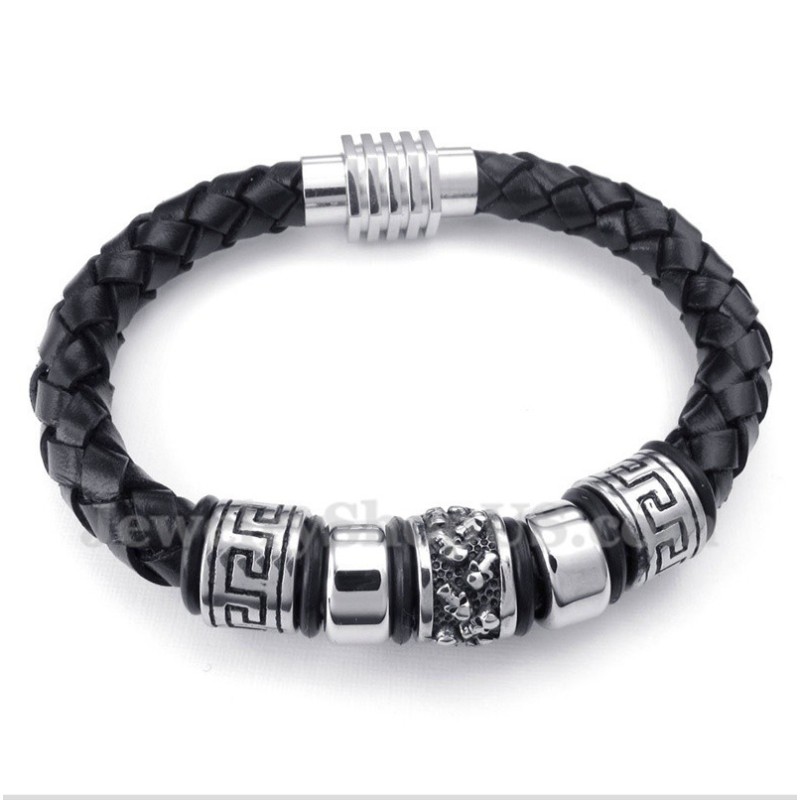 Herren Leder Titan Armband Herren Leder Titan Armband
