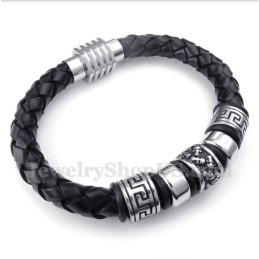 Herren Leder Titan Armband