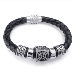 Herren Leder Titan Armband