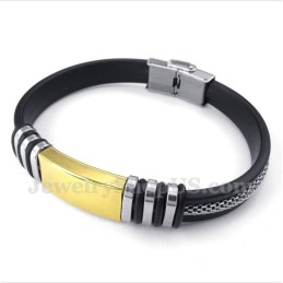 Herrenarmband Aus Titan Und Gold
