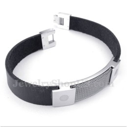 Herren Titan Armor Mesh Lederarmband