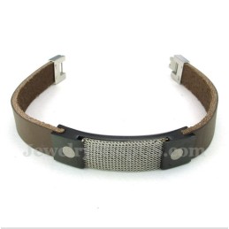 Herren Titan Armor Mesh Lederarmband