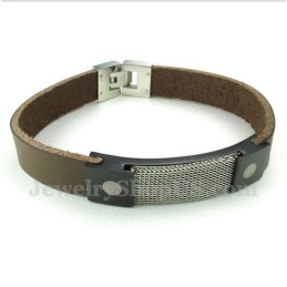 Herren Titan Armor Mesh Lederarmband