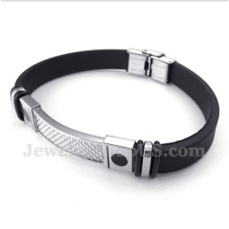Herrenarmband Aus Titan Und Karbonfaser