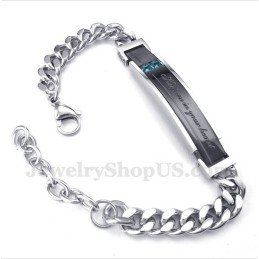 Herren Titan Diamant Paar Armband Für Ihn