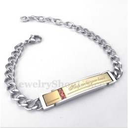 Herren Titan Diamant Paar Armband Für Sie